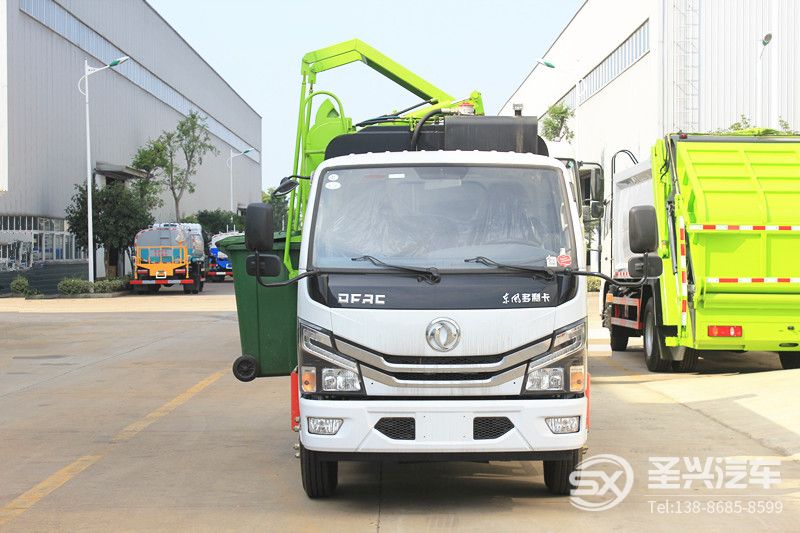 國六-東風多利卡側(cè)裝壓縮式垃圾轉(zhuǎn)運車