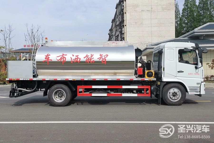 陜汽軒德12噸瀝青灑布車