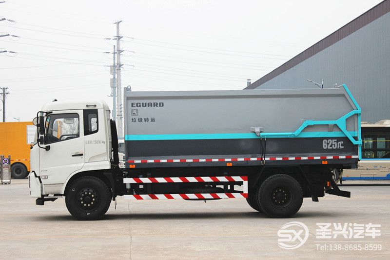 東風天錦對接式壓縮垃圾轉運車