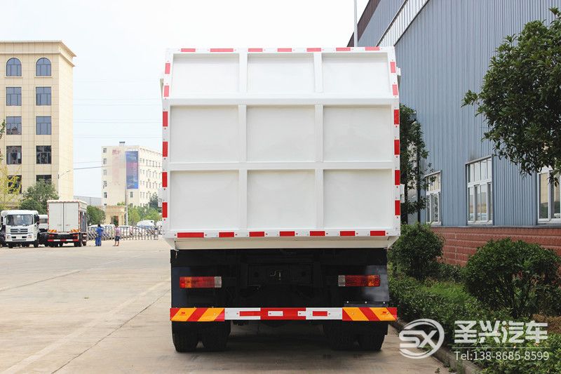 解放J6后雙橋?qū)邮綁嚎s垃圾轉(zhuǎn)運(yùn)車