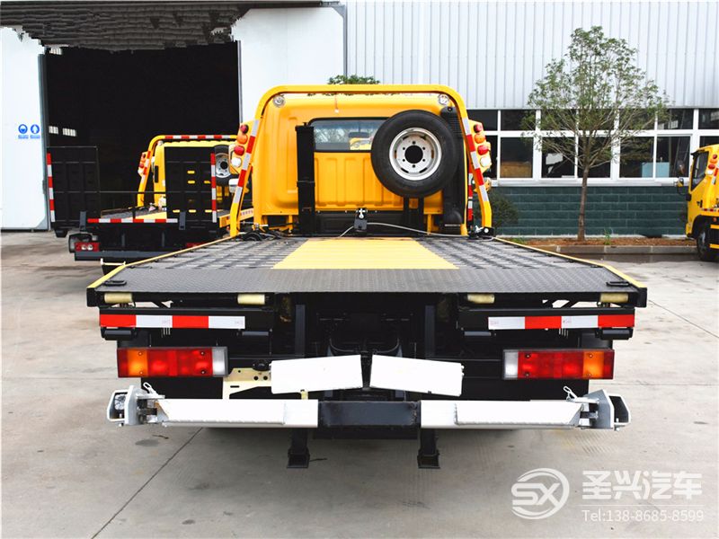 現(xiàn)代盛圖一拖二藍(lán)牌清障車