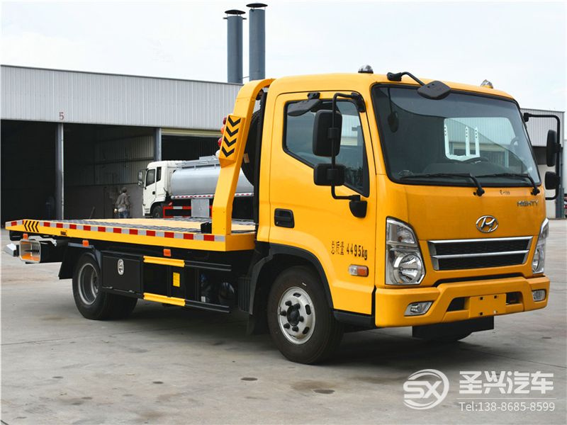 現(xiàn)代盛圖一拖二藍(lán)牌清障車(chē)