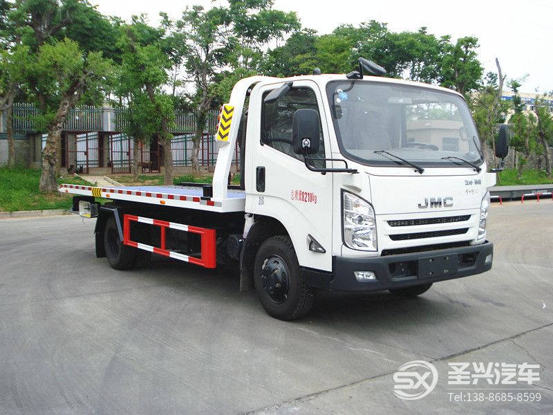 江鈴凱銳一拖二清障車(chē)-黃牌