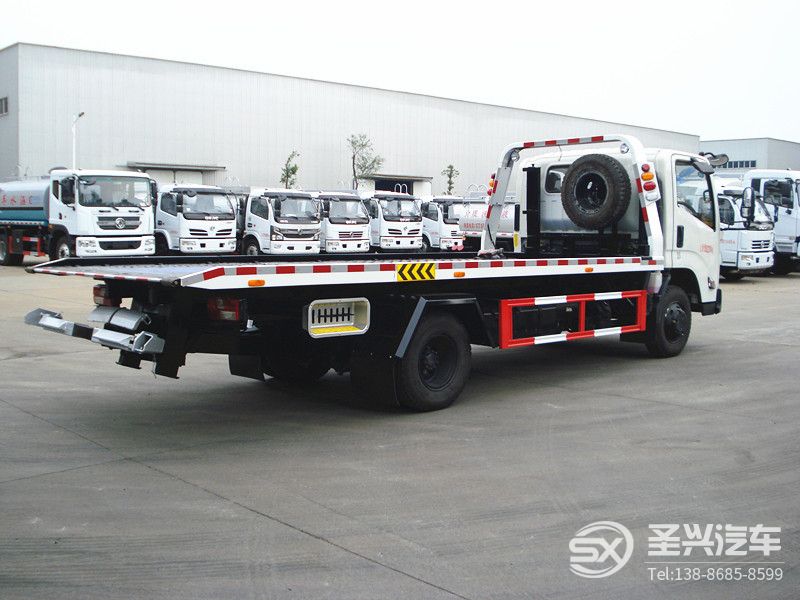 江鈴凱銳一拖二清障車(chē)-黃牌