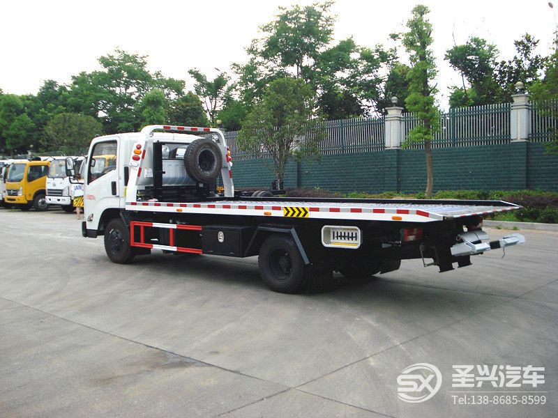 江鈴凱銳一拖二清障車(chē)-黃牌