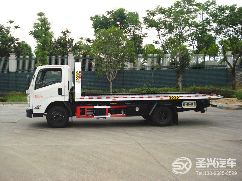 江鈴凱銳一拖二清障車(chē)-黃牌