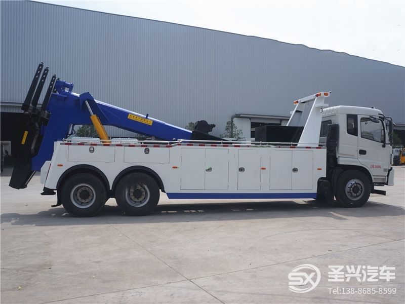 東風(fēng)專底D913后雙橋拖吊聯(lián)體清障車