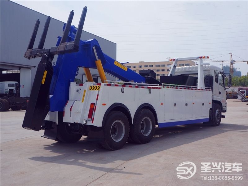 東風(fēng)專底D913后雙橋拖吊聯(lián)體清障車