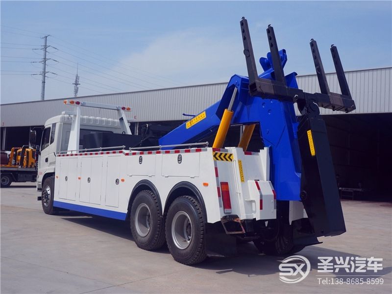 東風(fēng)專底D913后雙橋拖吊聯(lián)體清障車