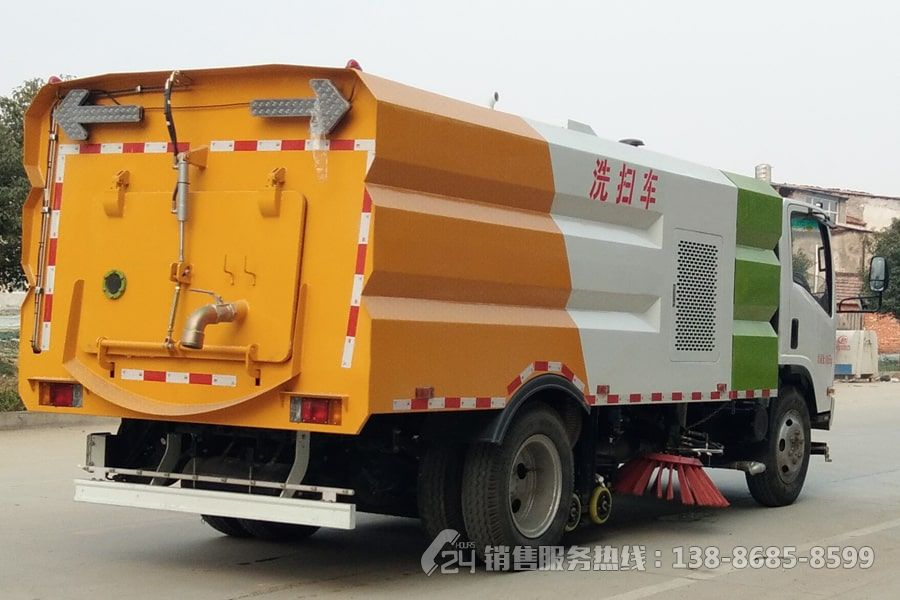 慶鈴GLF五十鈴5+4方洗掃車