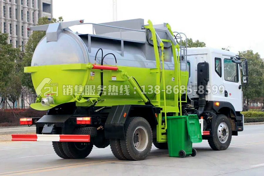 東風多利卡D9罐式8方餐廚垃圾車