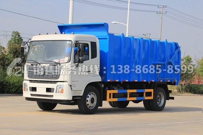 國六東風(fēng)天錦對接式垃圾轉(zhuǎn)運車