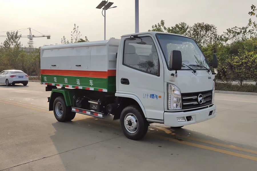 凱馬小型4方密封式垃圾收集轉(zhuǎn)運(yùn)車