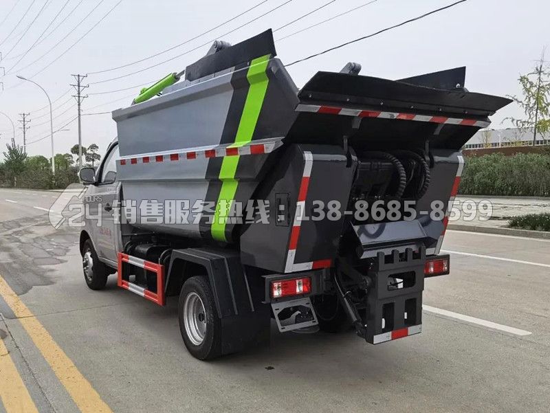 長安后高位翻桶無泄漏垃圾車