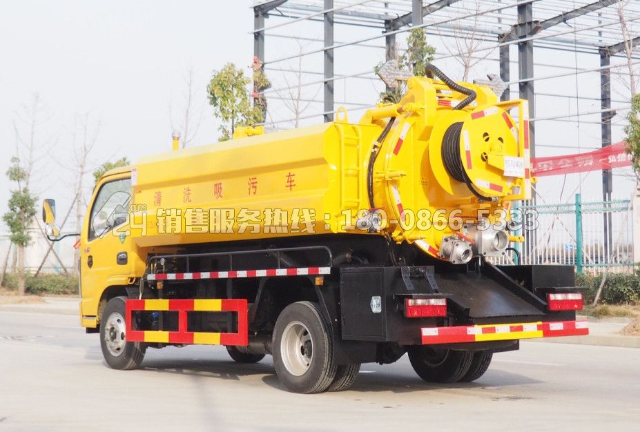 國六東風(fēng)多利卡清洗吸污車1.5+3.5方
