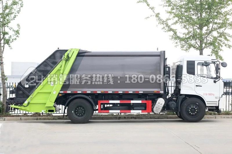 國六東風天錦12-14方后裝壓縮垃圾車