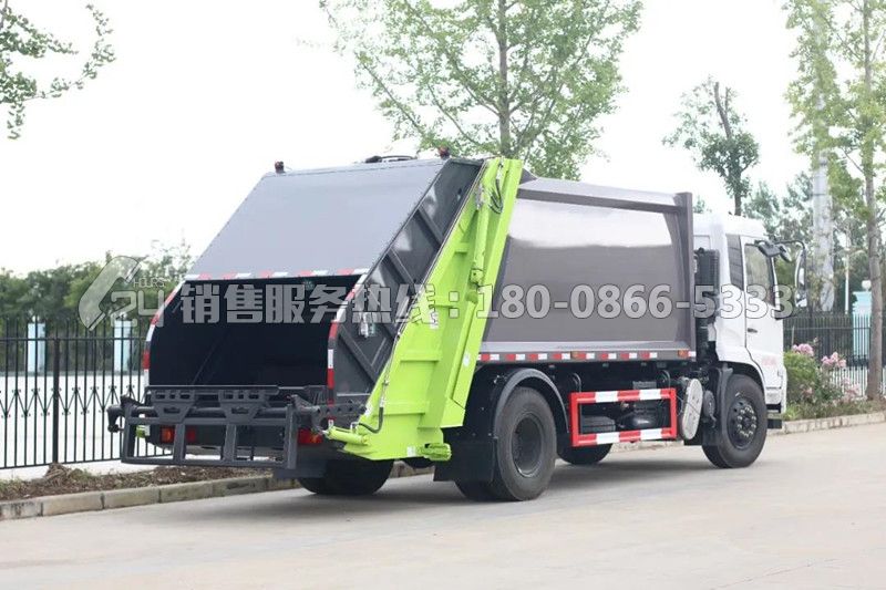 國六東風天錦12-14方后裝壓縮垃圾車