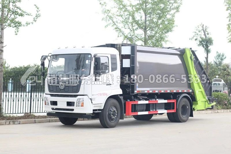 國六東風天錦12-14方后裝壓縮垃圾車