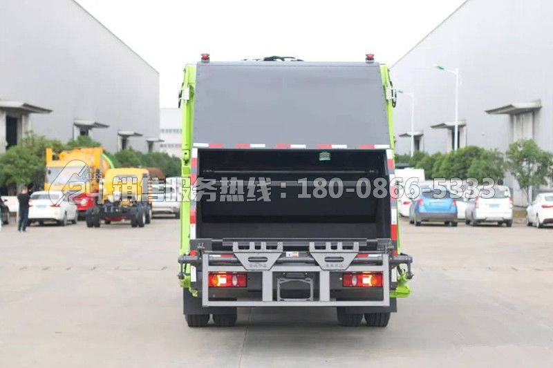 國六東風天錦12-14方后裝壓縮垃圾車