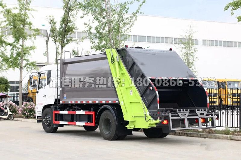 國六東風天錦12-14方后裝壓縮垃圾車