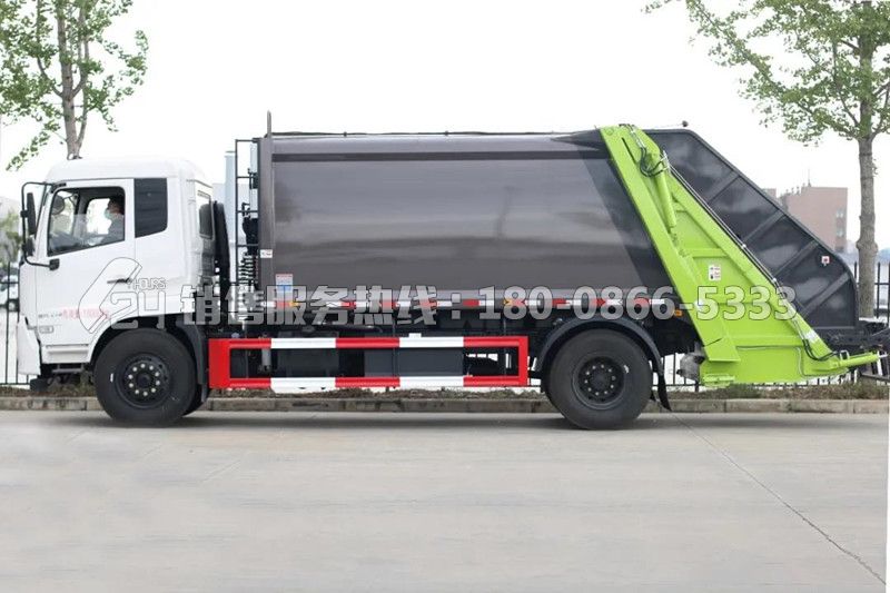 國六東風天錦12-14方后裝壓縮垃圾車
