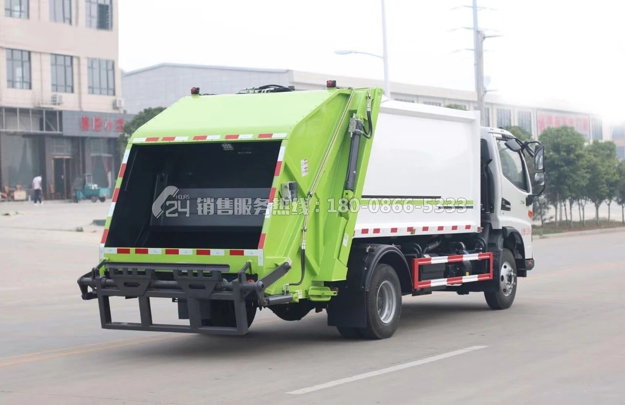 國(guó)六-江淮駿鈴V7后裝壓縮式垃圾車8方