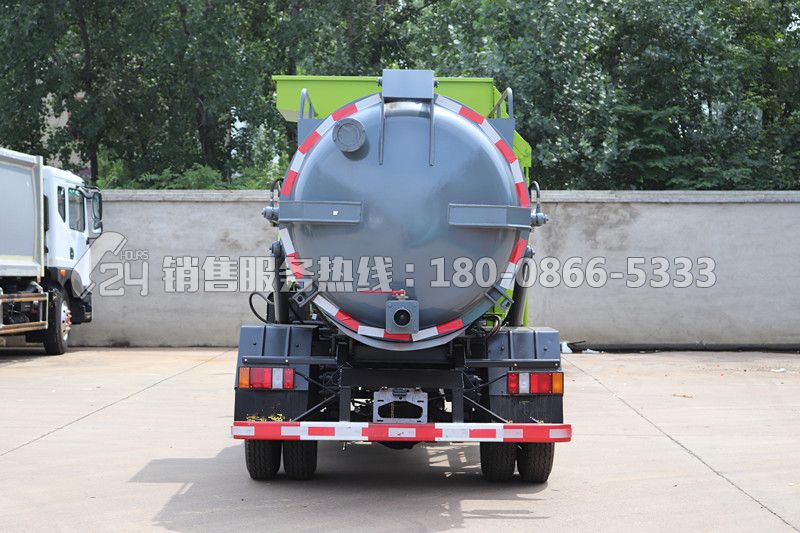 國(guó)六-江鈴順達(dá)罐式餐廚垃圾車(chē)4方