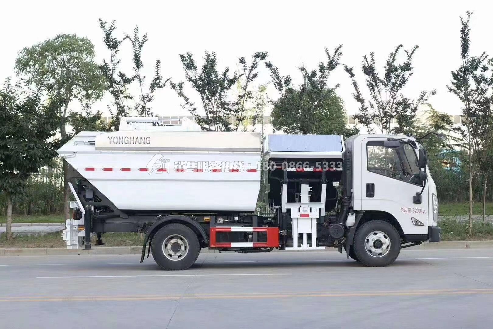國六-江鈴凱銳后高位分類垃圾車