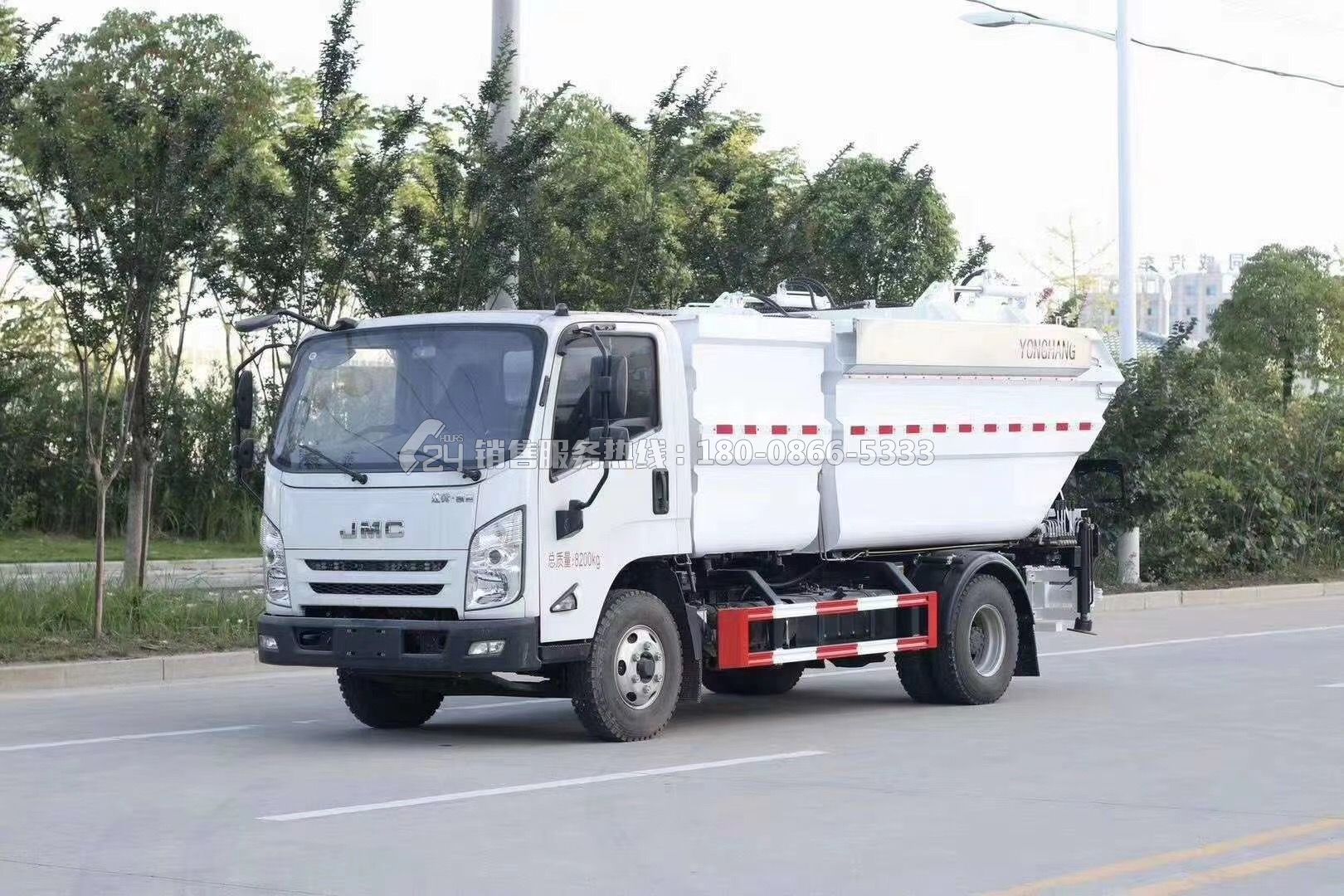 國六-江鈴凱銳后高位分類垃圾車