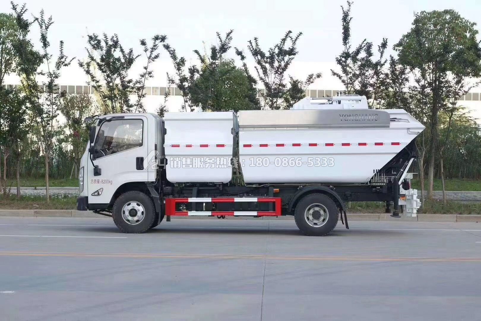 國六-江鈴凱銳后高位分類垃圾車