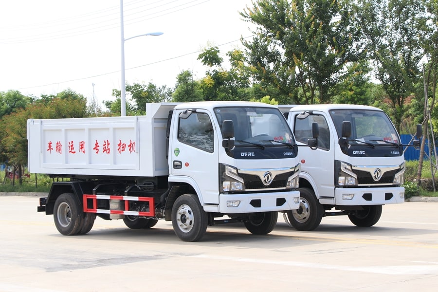國(guó)六-東風(fēng)福瑞卡5方自卸式垃圾車