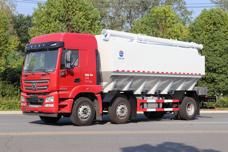 國六-徐工漢風(fēng)G5前四后四飼料運(yùn)輸車30方