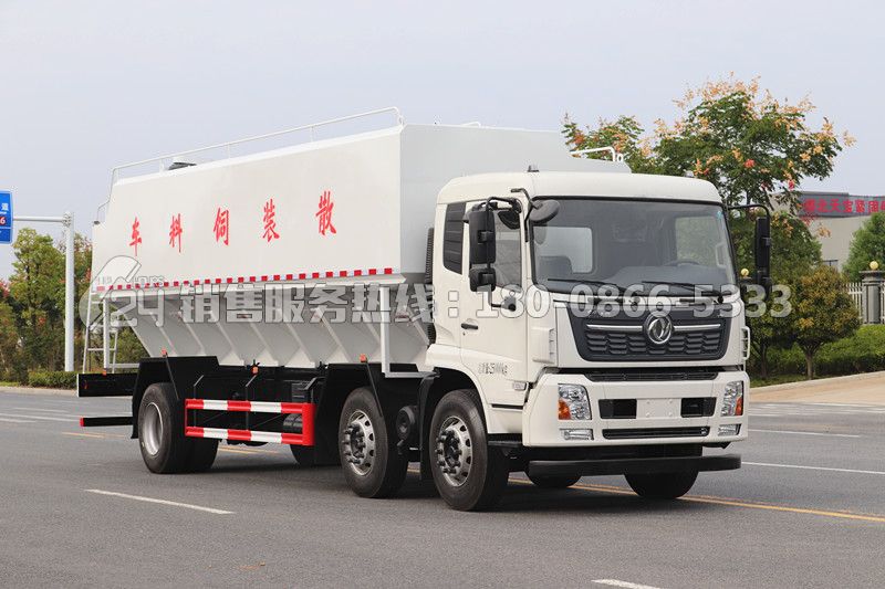 東風天錦前四后四散裝飼料車30立方