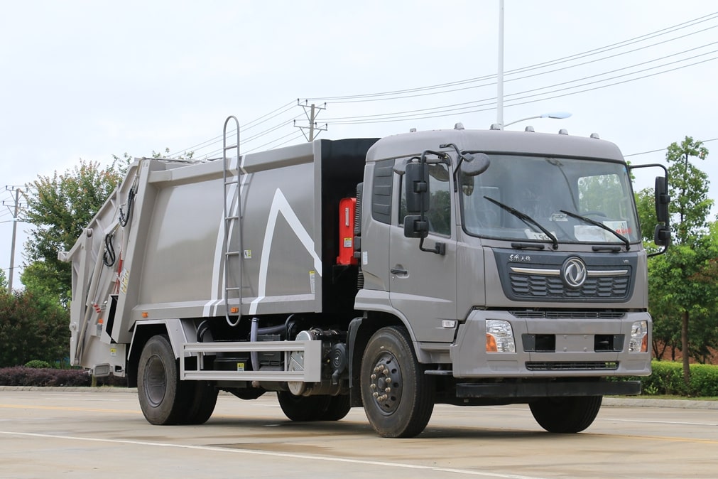 東風(fēng)天錦14方壓縮式垃圾車