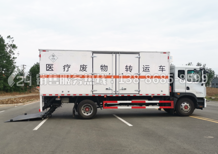東風(fēng)多利D9醫(yī)療廢物轉(zhuǎn)運(yùn)車6.8米
