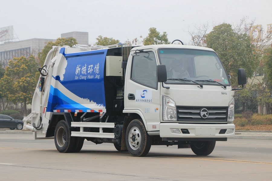 凱馬藍(lán)牌壓縮式垃圾車4方