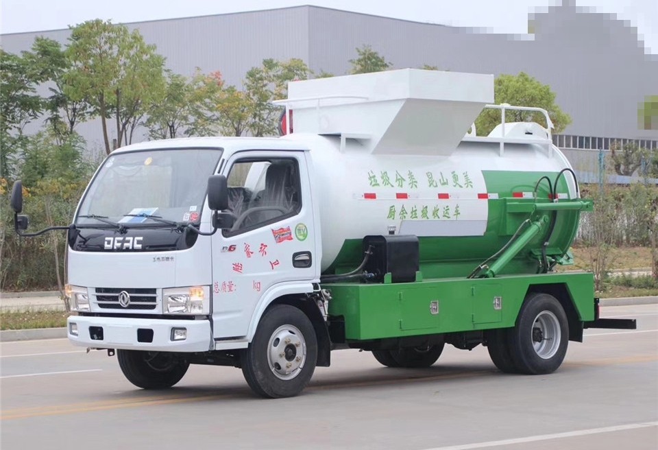 東風多利卡罐式4方餐廚垃圾車
