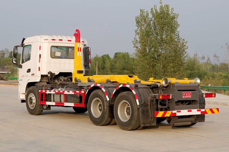 陜汽軒德后雙橋套臂垃圾車(chē) 20噸