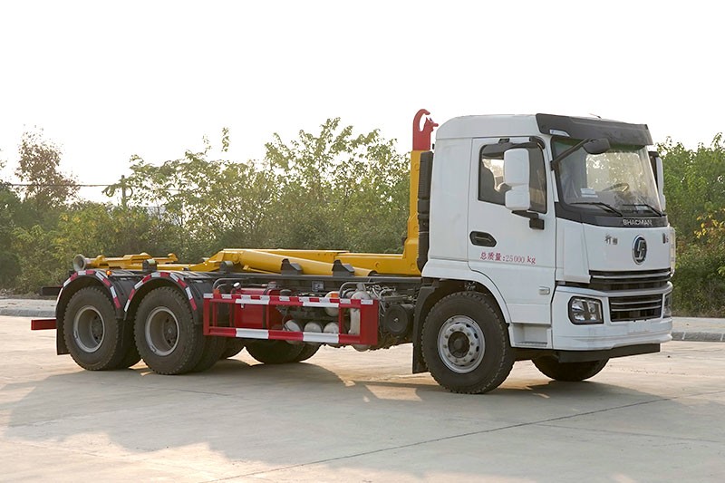 陜汽軒德后雙橋套臂垃圾車(chē) 20噸
