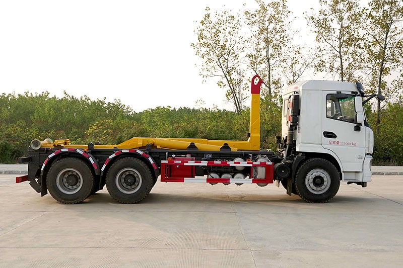 陜汽軒德后雙橋套臂垃圾車(chē) 20噸