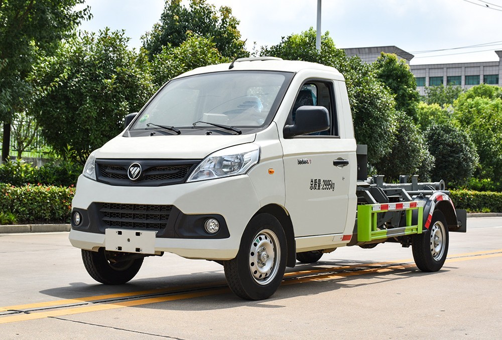 福田祥菱V1勾臂垃圾車 3方